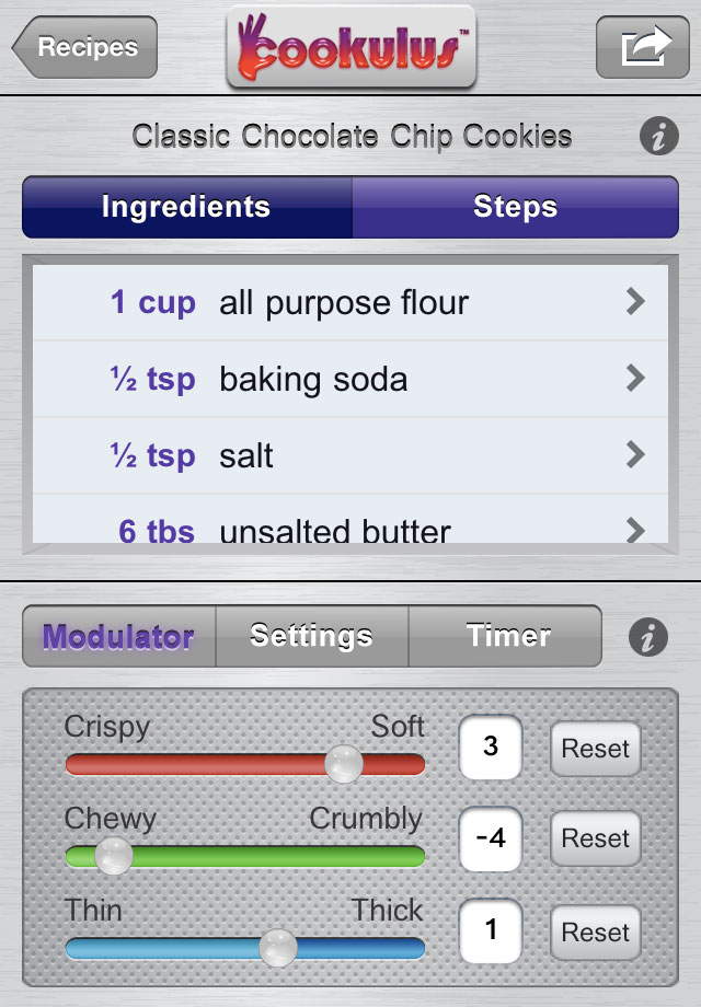 Cookulus screenshot