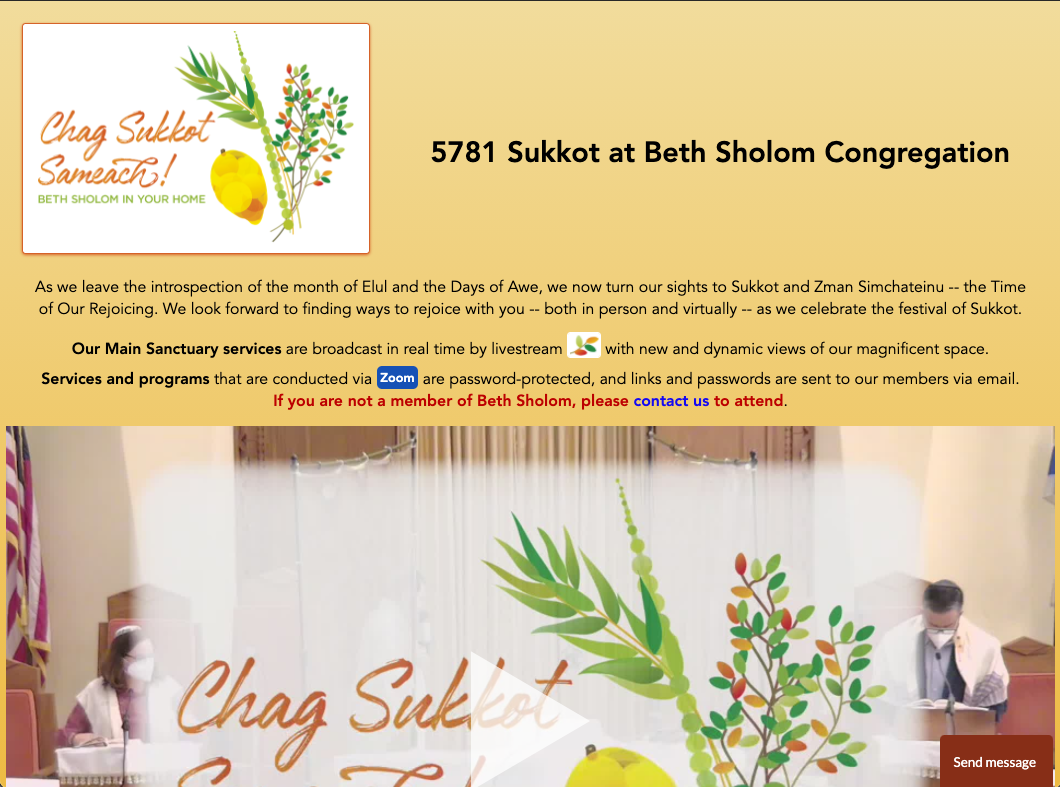 bethsholom5781.org screenshot